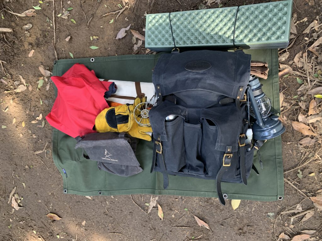 週末の野営装備 いつもと変わらず！ 遠征楽しみ！！