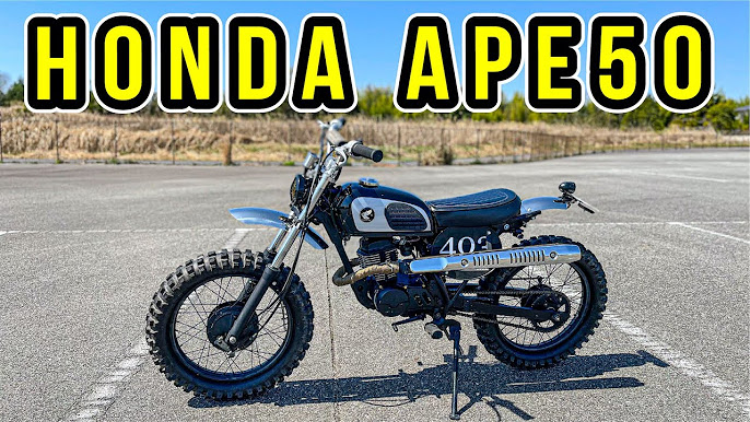 エイプ改オフロード仕様の完成系ってことで。でべわる秘密工場、日々の進捗