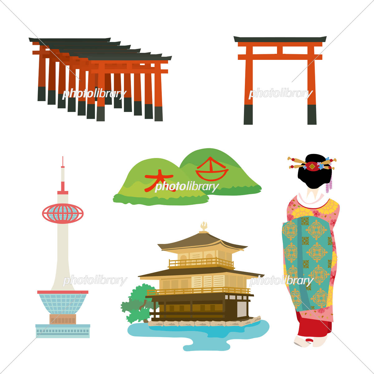 清水寺のイラスト – フリーイラスト素材集 KuKuKeKe