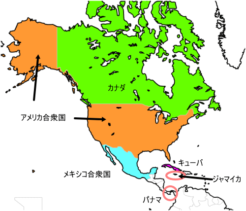 アメリカ合衆国州別地図