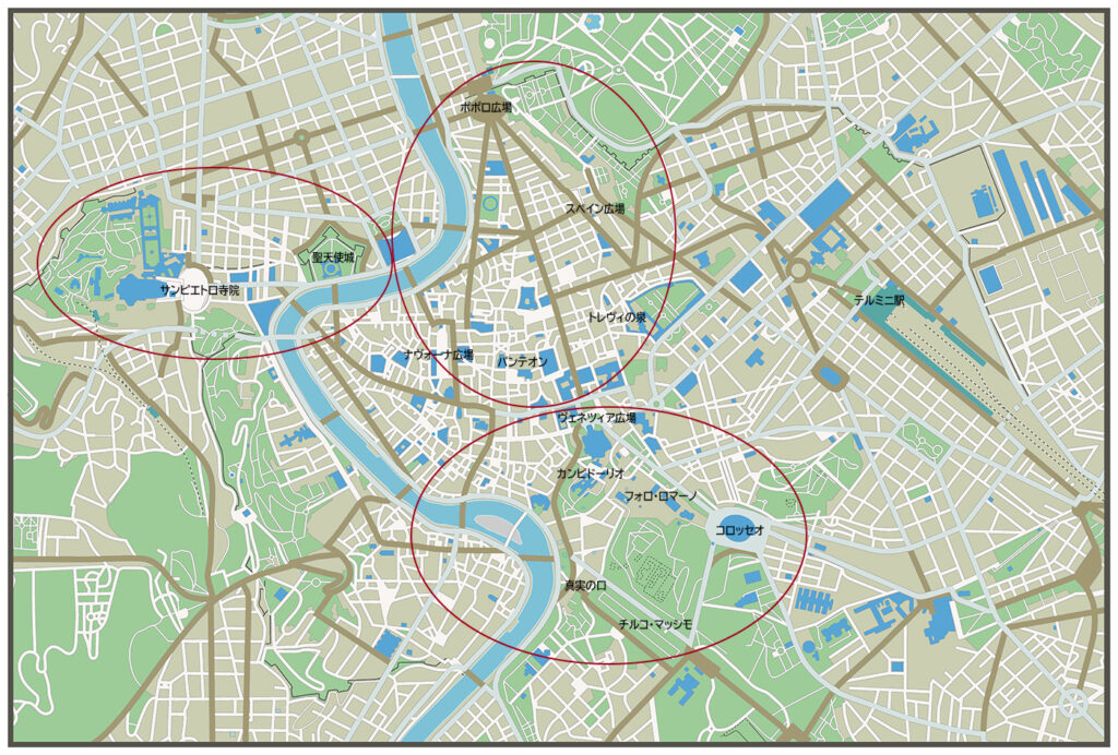 ローマ市街イタリア本国ローマ帝国の領土 「ローマ帝国の扉」The Gate to
