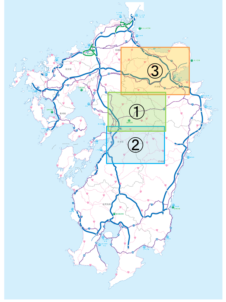 カルデラ内に湧き上がる大雲海と出会える外輪山稜線の道をゆく 熊本県 ミルクロード雲海ドライブ＆スポット Route