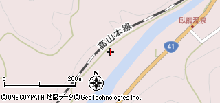 前面展望 JR高山本線久々野駅 から飛騨一ノ宮駅