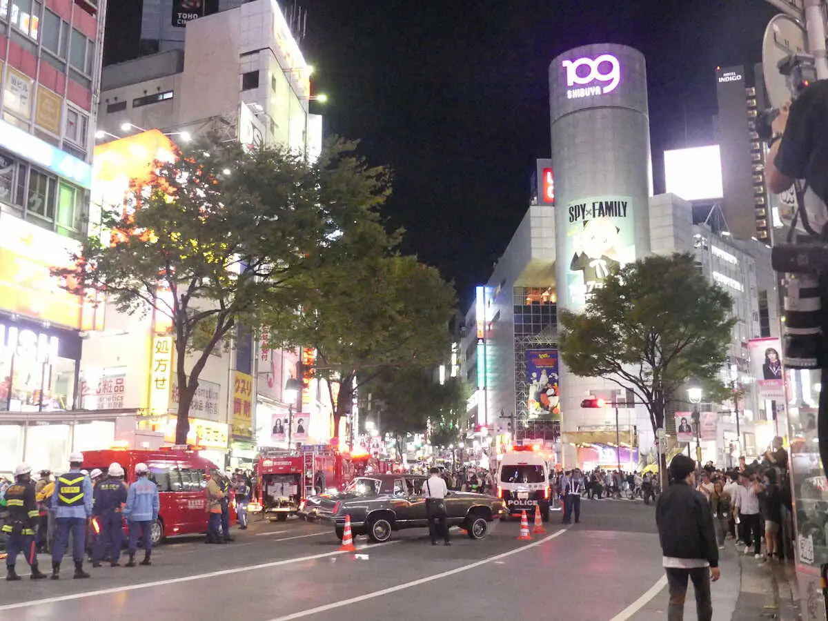 渋谷交差点事故 トラックTikTok