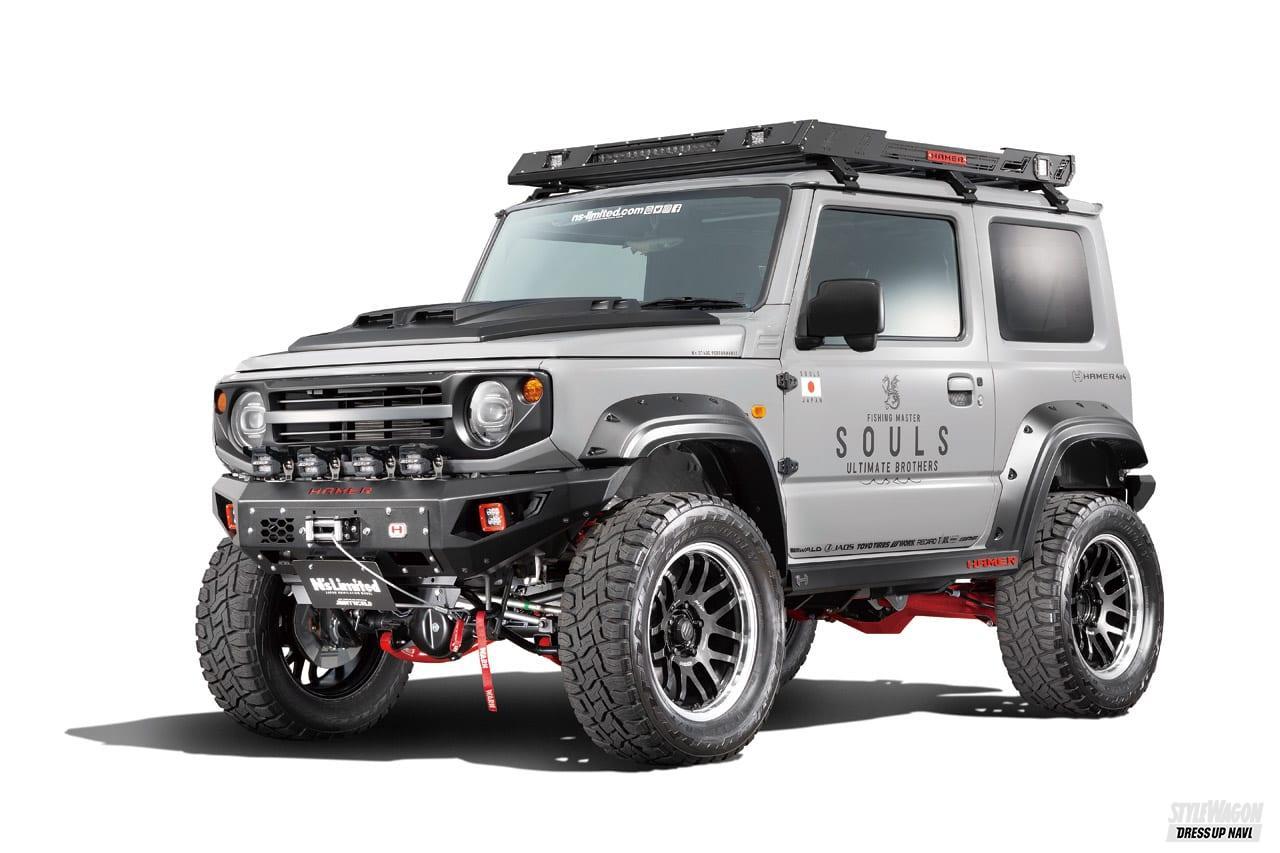 足が伸び縮みがすごい🤩ジムニーシエラ ジムニー jimny ミディアムグレー