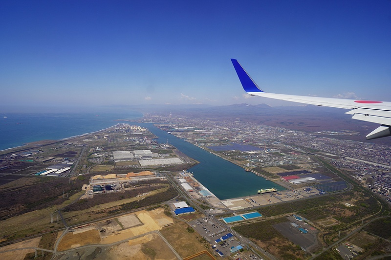 飛行機から見た景色の写真・画像素材-Snapmart スナップマート