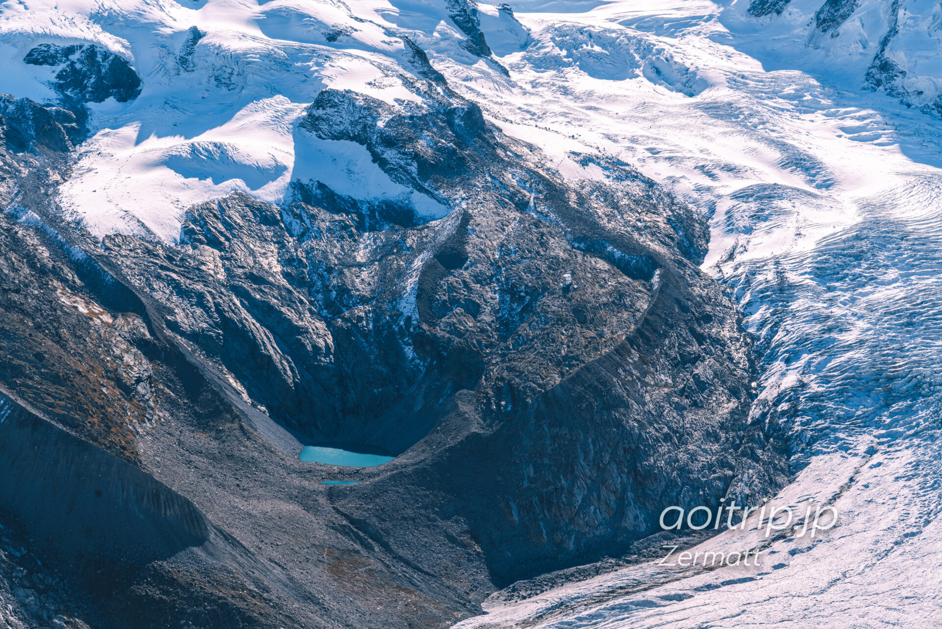 ゴルナーグラート鉄道でマッターホルン観光 スイス