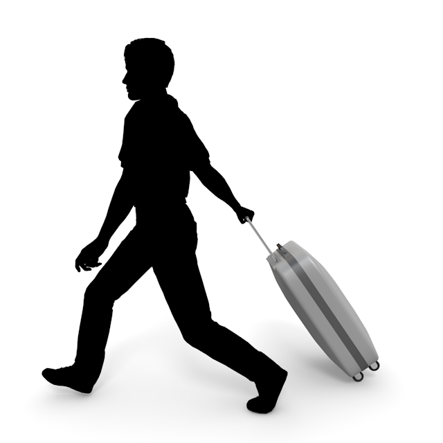 旅行出かける家族のイラスト - フリー素材集「イラストのっく」