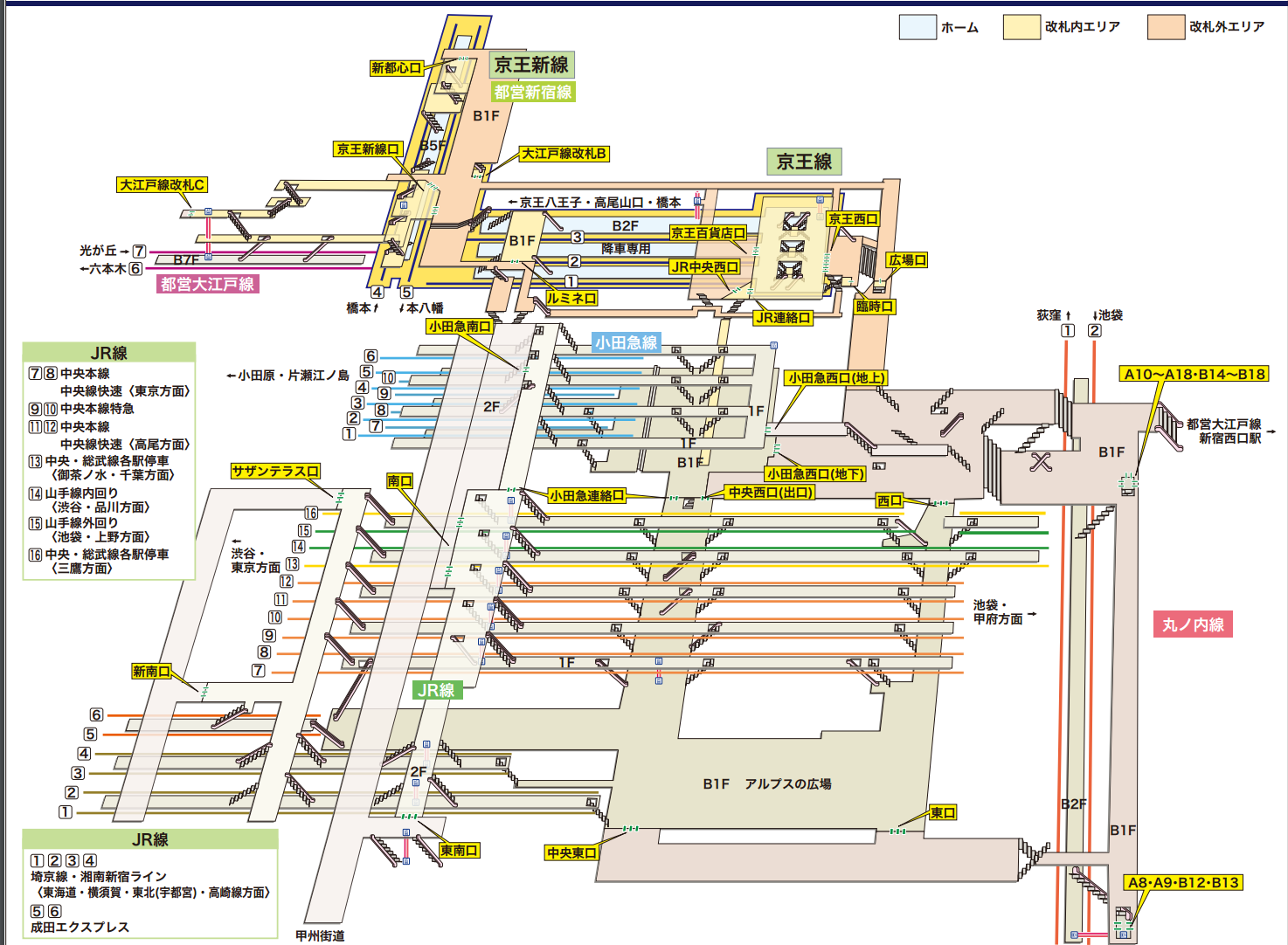 西武鉄道 新宿線 停車駅ごあんない 駅の情報・路線図