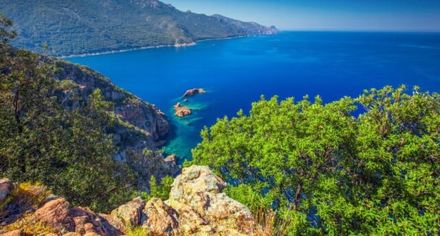 vlog 絶景の入り江 コルシカ島ピアナPiana,