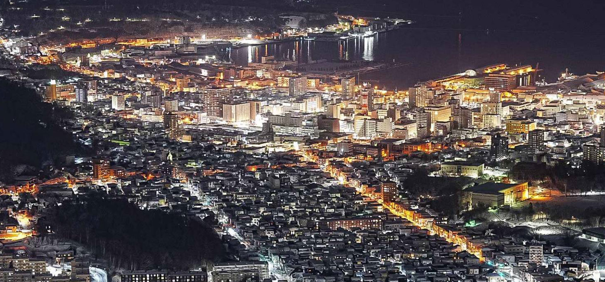 天狗山の夜景北海道小樽市-こよなく夜景を愛する人へ