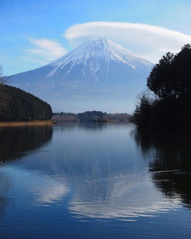 田貫湖 1月 静岡県富士宮市の観光・撮影スポットの名所 -