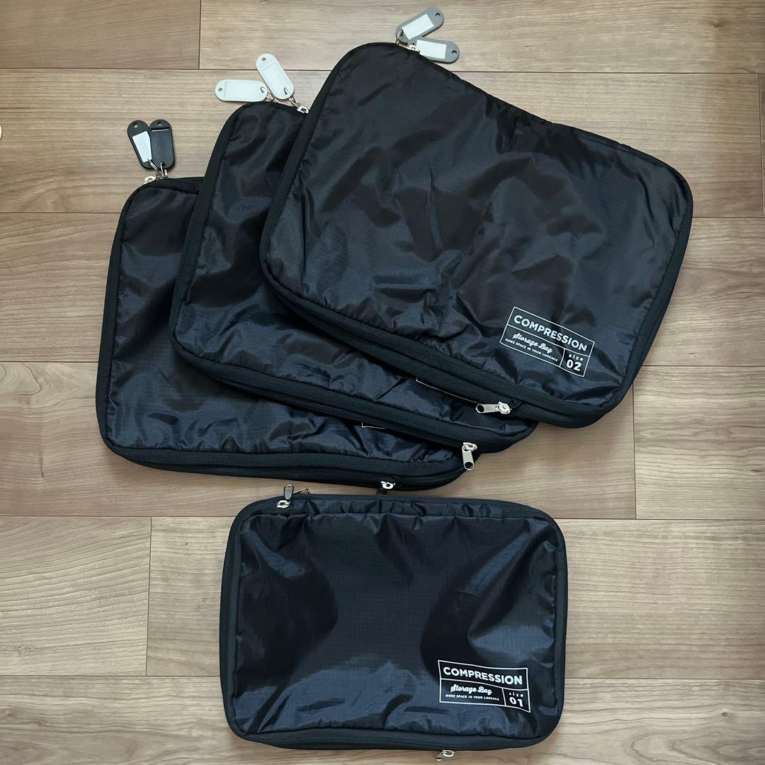 引っかけて棚みたいに使えるダイソー「トラベル収納ケース」が便利！荷物が増えた時用の大容量バッグもえんウチ