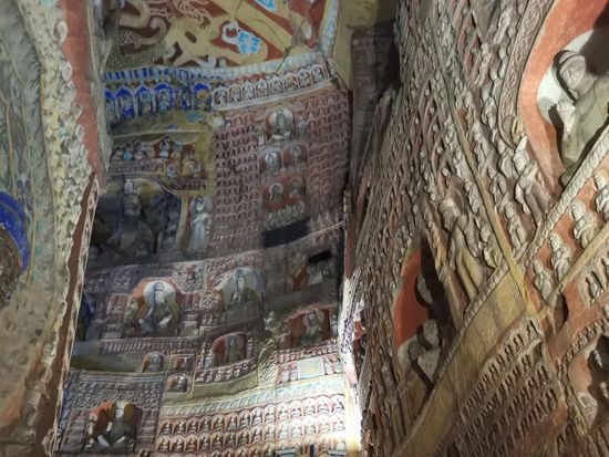 996 雲崗石窟 Stock Photos,