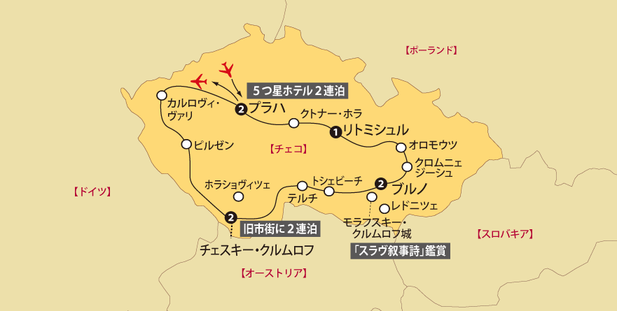チェコの旅行地図 I: 地図と鉄道のブログ