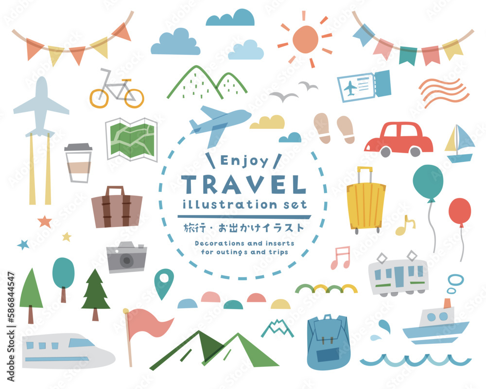 紙飛行機の簡単な手描き落書きのイラスト素材・ベクター Image 42030433