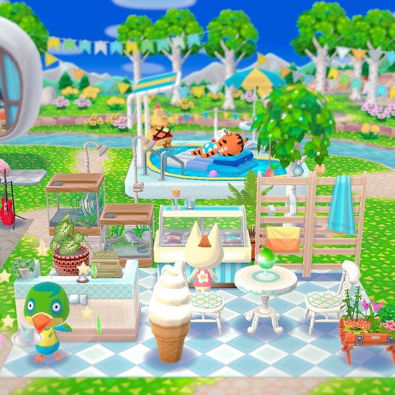 ポケ森 夏の野菜畑レイアウト - ～ゆるり～ごくらく村