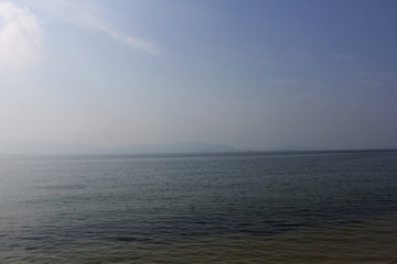 西脇海水浴場 遠浅の砂浜のビーチ 海の家と駐車場 瀬戸内市