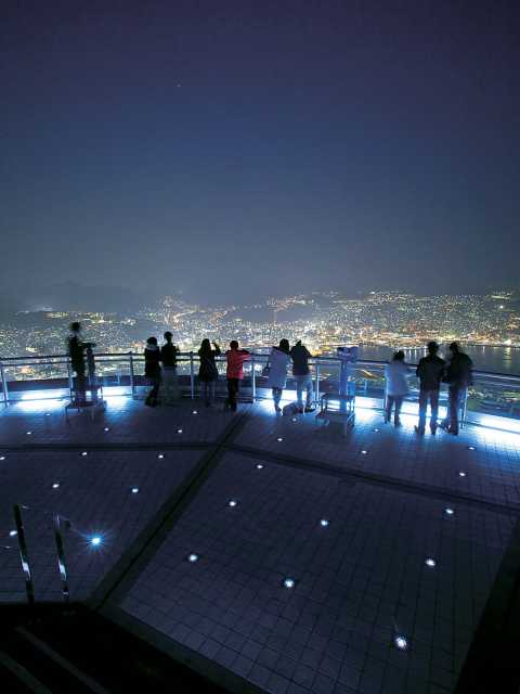 稲佐山展望台」から「ロープウェイの片道」で帰る方法