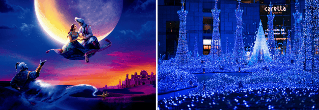 鳥肌注意 汐留のディズニークリスマスツリーに感動！ プーさんver