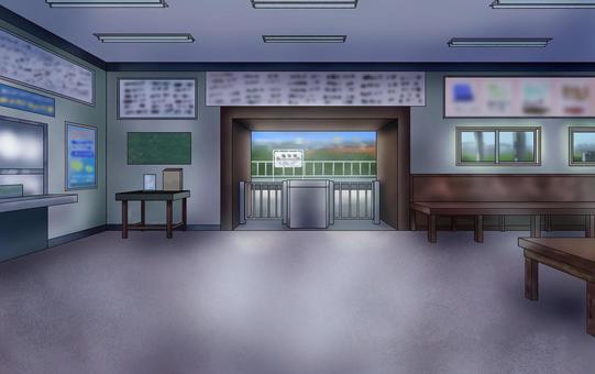 田舎の無人駅の無料の写真素材 - ID.3803フリー素材