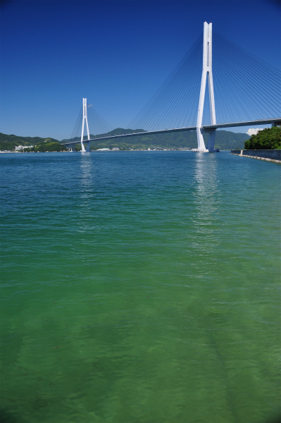多々羅大橋にある県境です！！多々羅大橋 県境 広島県