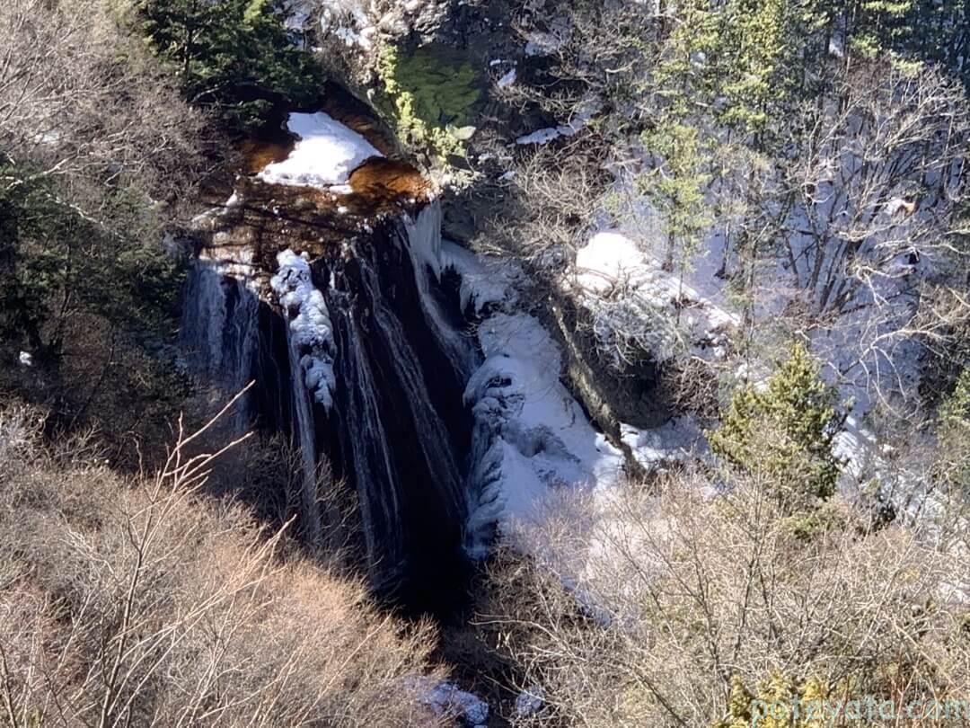 横谷峡を楽しむ冬の奥蓼科1日目 御射鹿池・横谷峡王滝ぽてやた旅ブログ