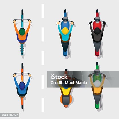 坂を上る自転車 イラスト素材6512758- フォトライブラリ