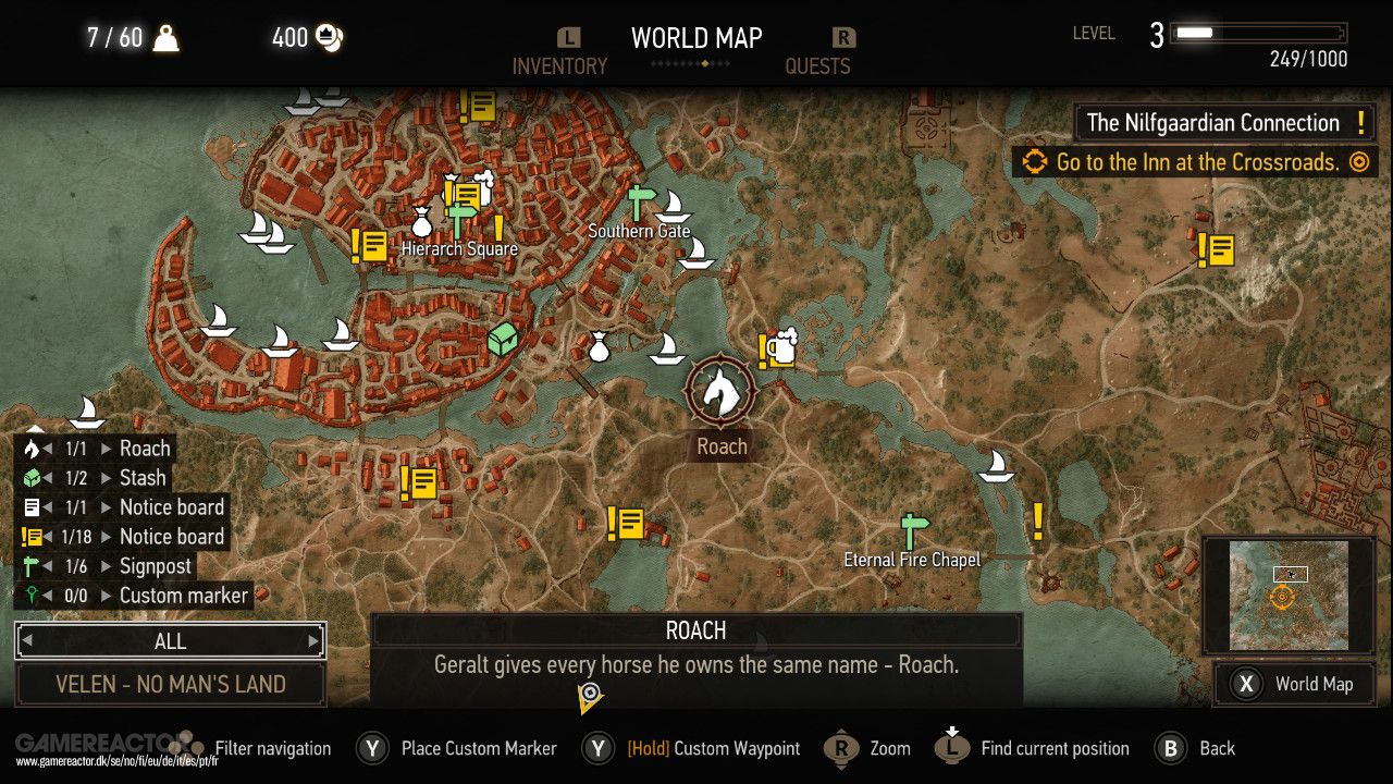 ウィッチャー3 マップ アード・スケリッグこまちゃんの宝箱