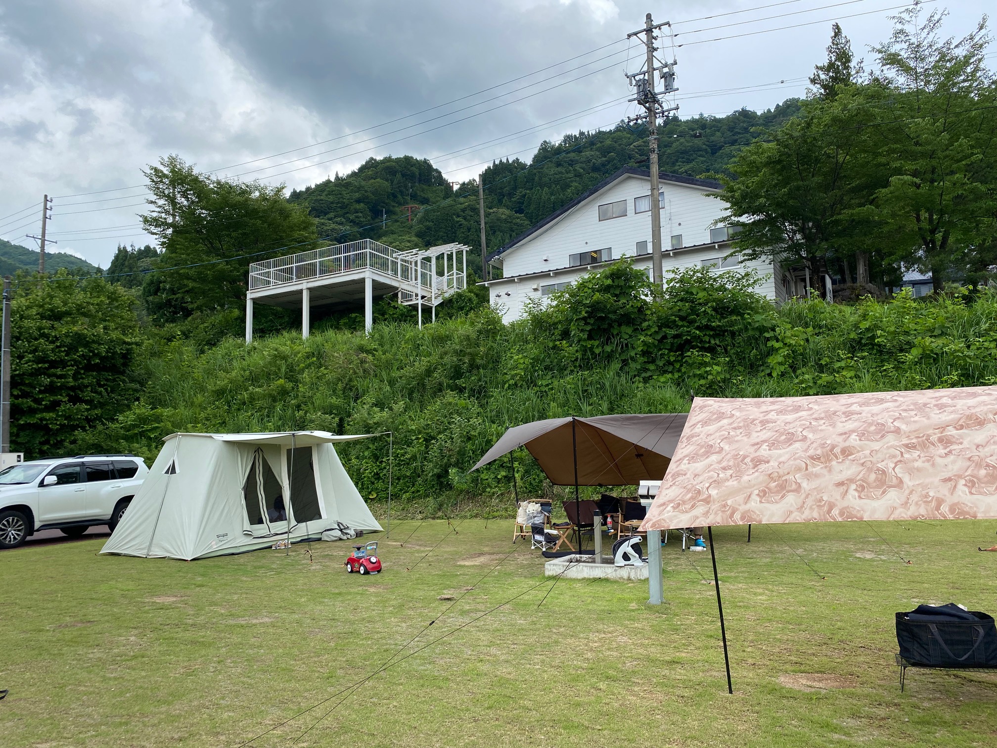 通年営業の岐阜県のキャンプ場八滝ウッディランド 岐阜県関市