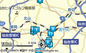 大日本職業別明細図宮城県 仙台市 塩釜町 秋保温泉 昭和12