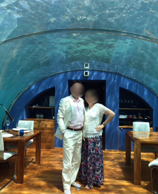 コンラッド・モルディブ「ithaa イター 」は世界初で造られた海中レストラン💙 ・ 今では他のリゾートでも見られるようになったけど、ここが元祖🌟・