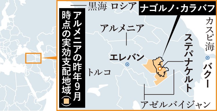 繰り返される軍事衝突：ナゴルノ・カラバフGNV