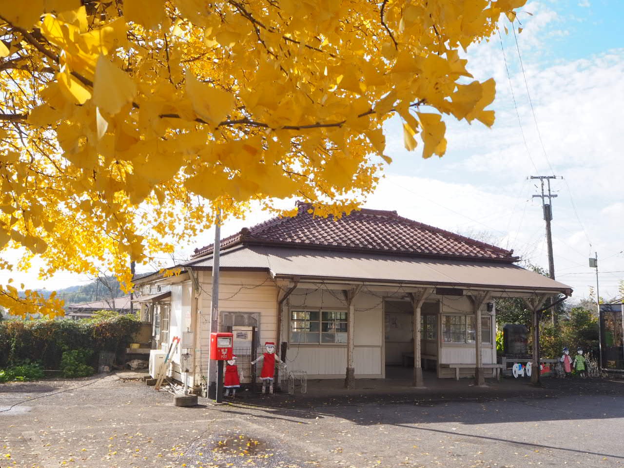 小湊鉄道の上総鶴舞駅に行ってきた 2016 11 25電車でダムに行ってきた