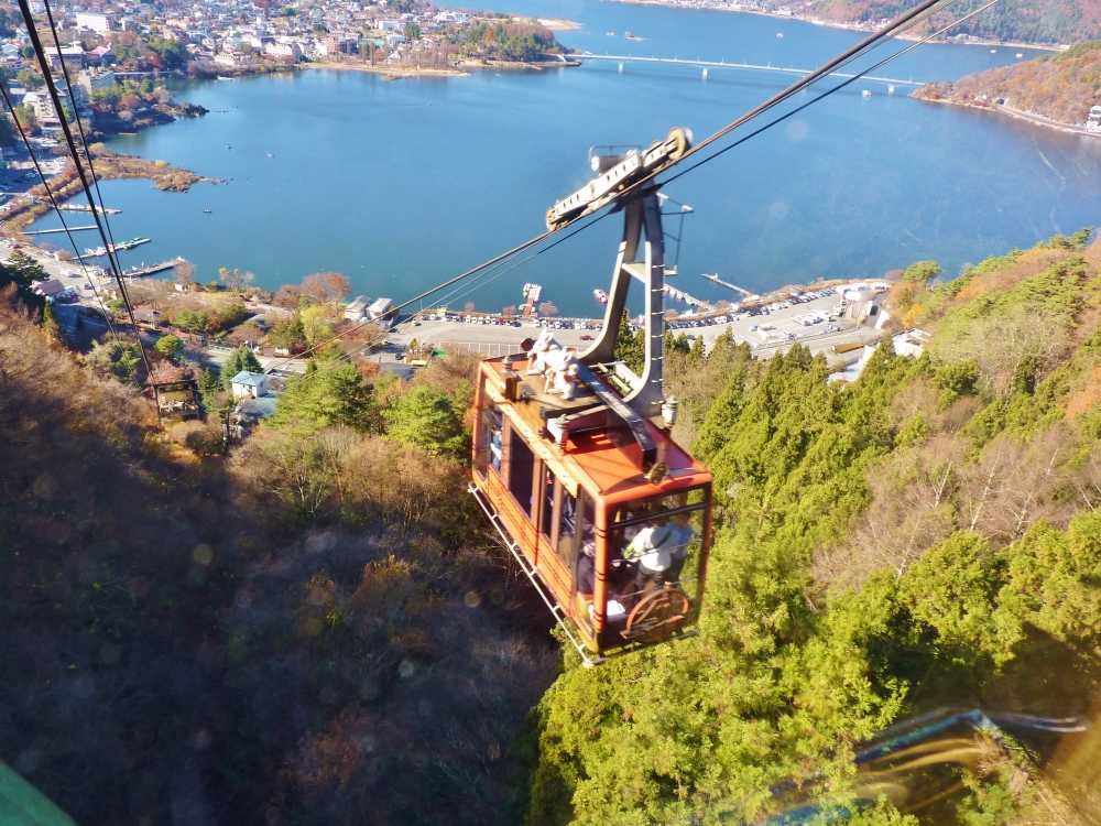 河口湖天上山公園 カチカチ山ロープウェイの写真素材39503936- PIXTA