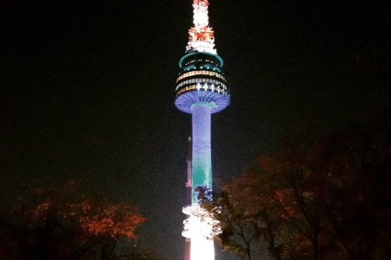 韓国南山ソウルタワー英語TikTok