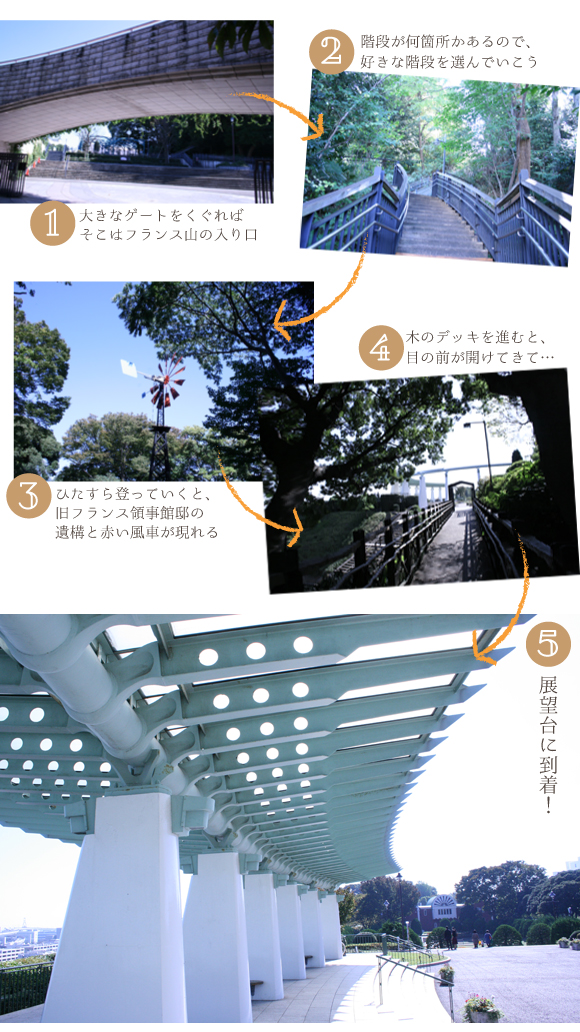 港の見える丘公園近くの 予約できる 安い駐車場MAP特P