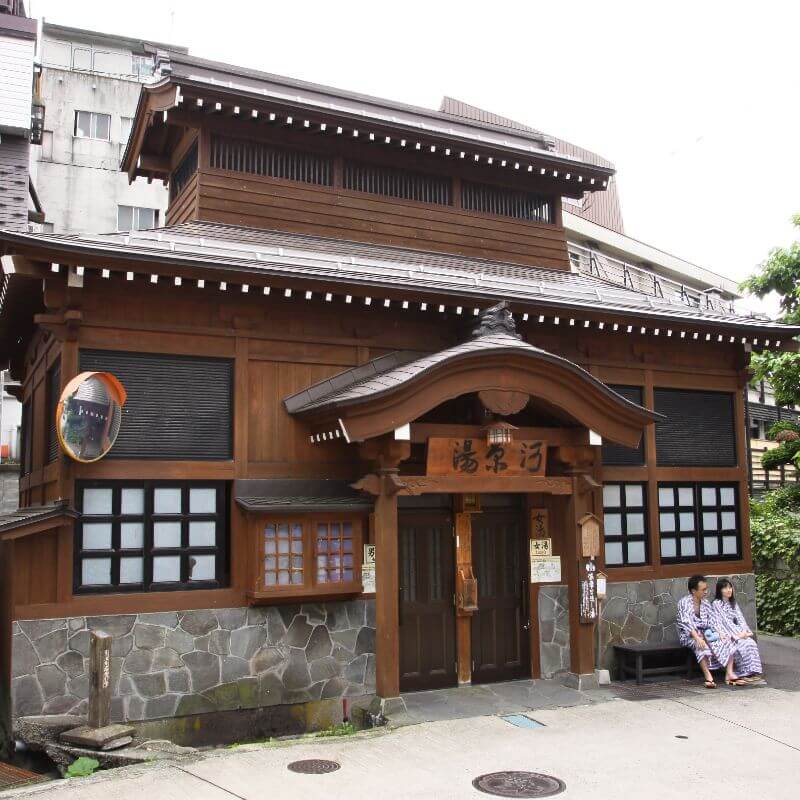 2014.12.14「野沢温泉 無料駐車場からの外湯 横倉の湯」まうんてんぼーい