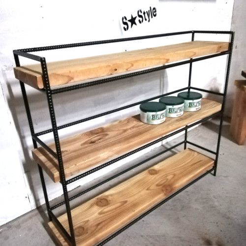 キャンプに最適！アイアンラック シェルフ棚 をリニューアルして販売を開始