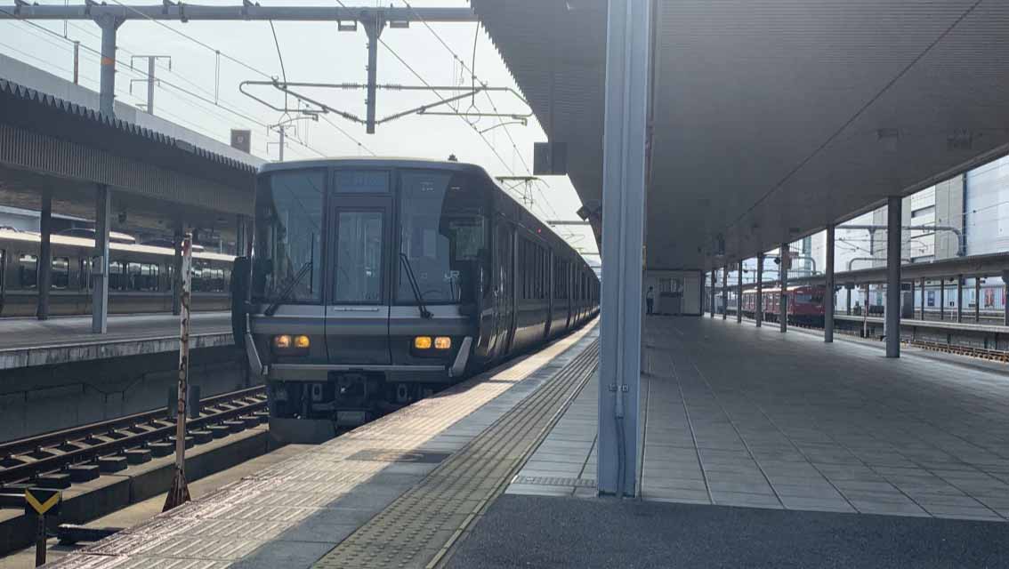 超高速 新快速 JR神戸線 前面展望