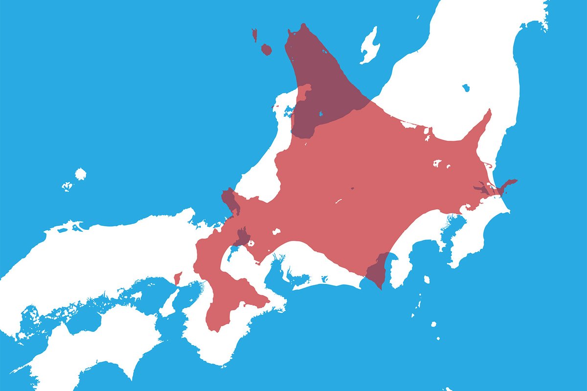 だいたいな日本地図 沖縄等除く イラスト