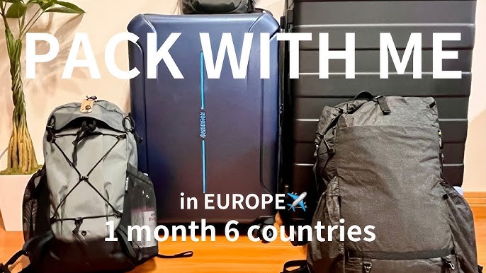 リュック１つでヨーロッパ1ヶ月半。中身はこちら！意外と使わなかったものはSatomi