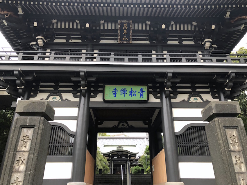 龍の謂れとかたち 青松寺の山門の隅尾垂木の龍