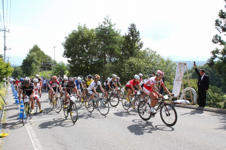 2012嬬恋・万座ハイウェーヒルクライム大会の試走に行ったが 。 - はじめの一歩から