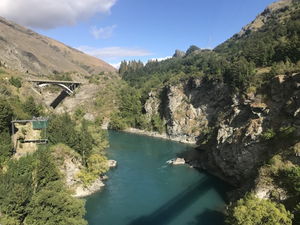 ニュージーランド大好き カワラウ・ブリッジ バンジージャンプ見学