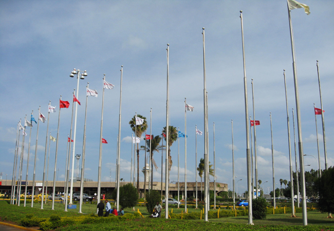 ケニアの首都ナイロビの建物の眺め アフリカ — ストック写真 ©