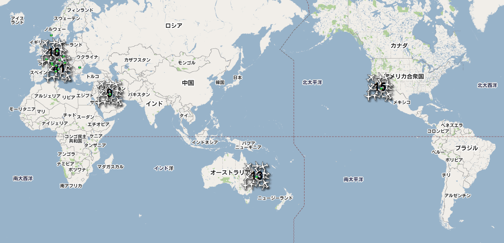 Googleマップで航空写真を見る操作 Android iPhoneともだちひろばのひろば