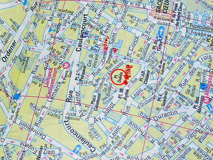 楽天市場 都市地図ポスター パリ フランス Paris