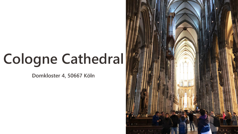 ケルン大聖堂 ＃２ 大聖堂の見学