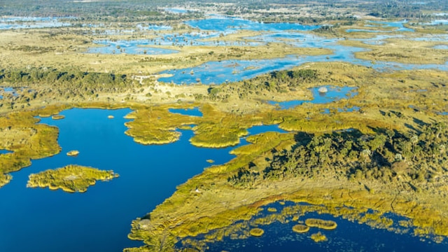 世界遺産オカバンゴデルタ4泊5日！ラグジュアリーキャンプで贅沢な滞在を楽しむ マウン空港発着小型機移動＋5スターキャンプ宿泊4泊＋アクティビティー＋食事 ホットホリデ